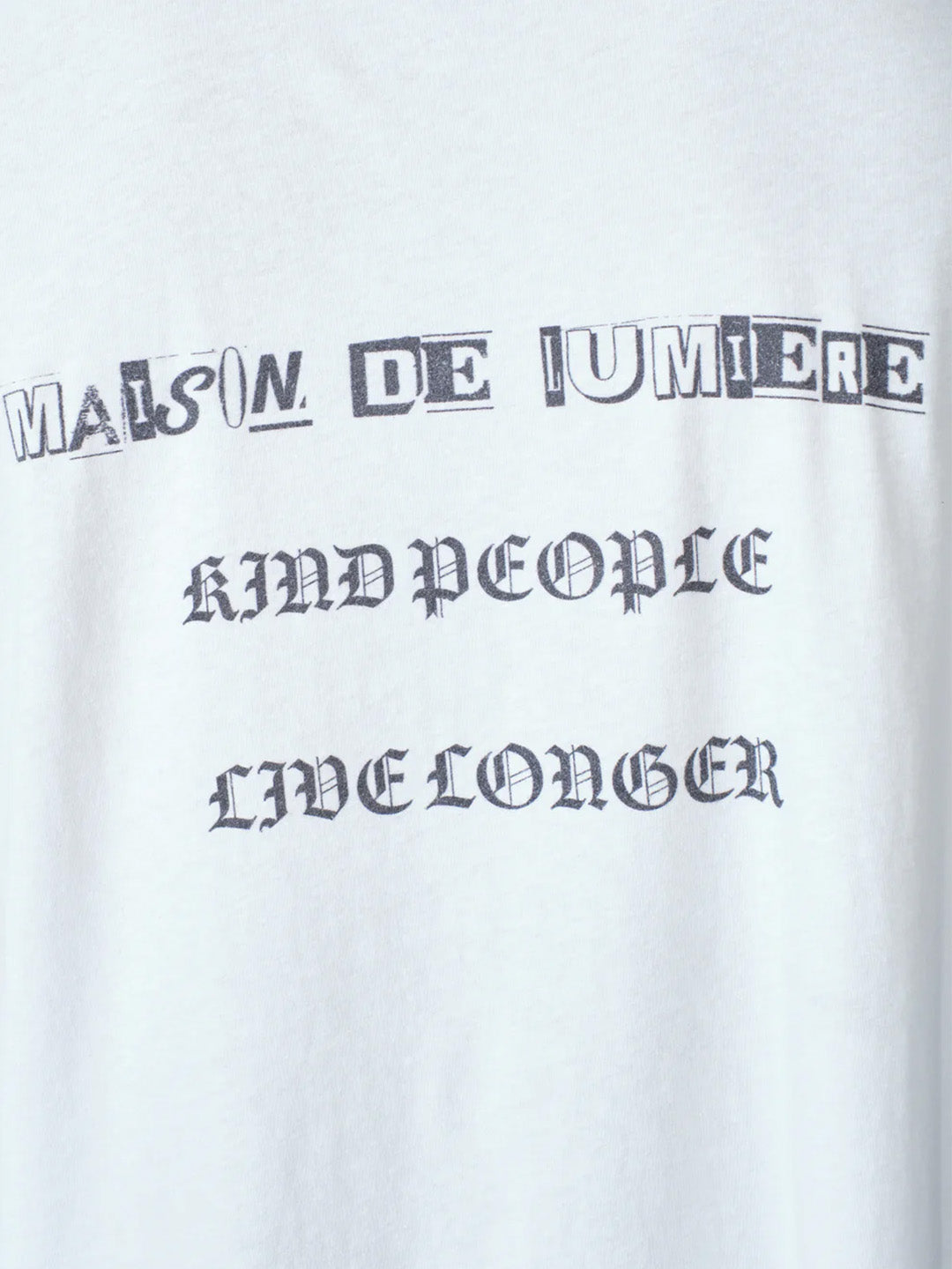 Lumi3re Solutions T-Shirt White - close-up achterkant