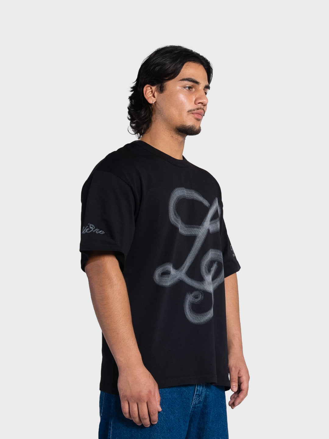 Lumi3re Spray L3 Logo T-Shirt | Black