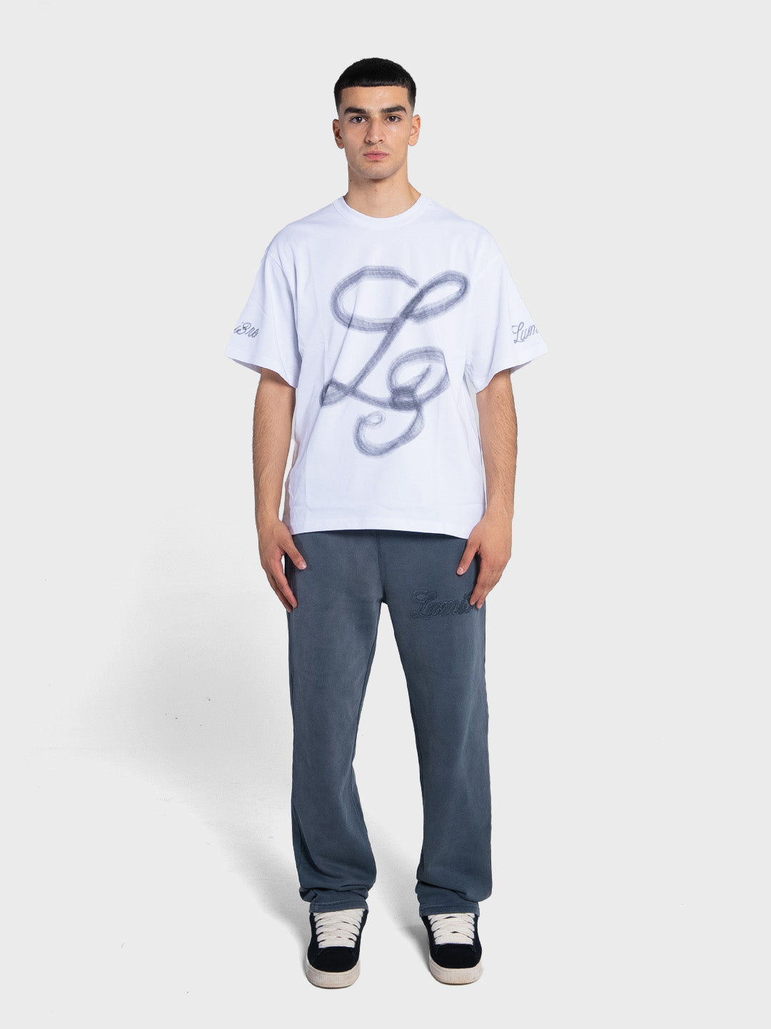 Lumi3re Spray L3 Logo T-Shirt | White