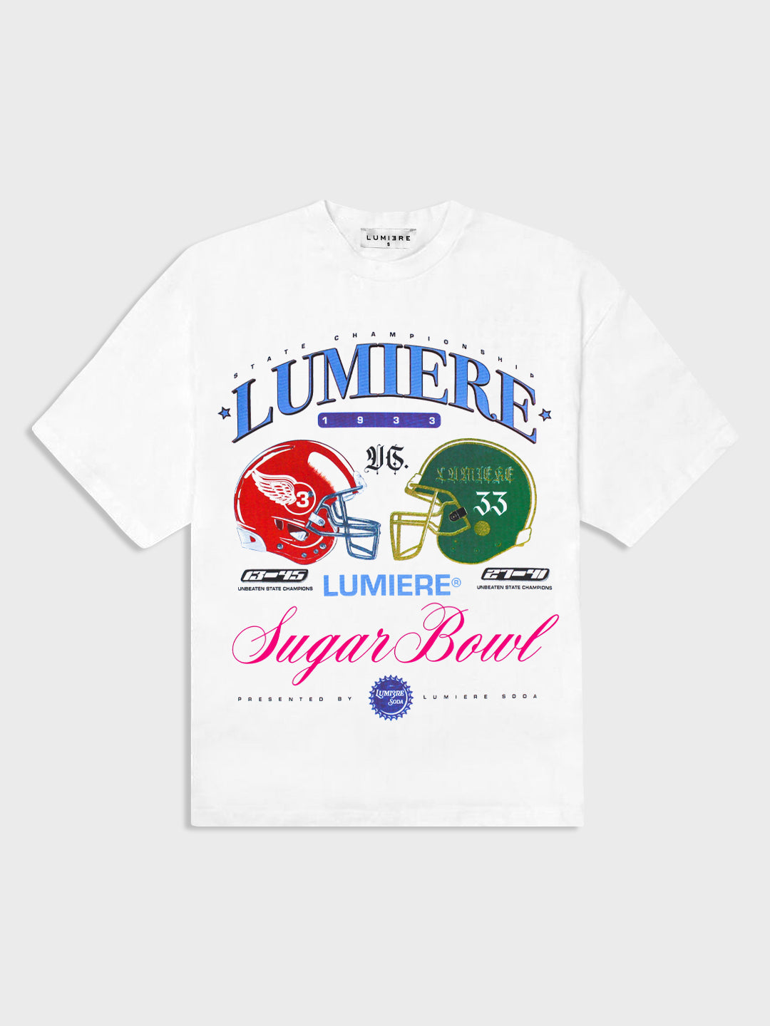 lumi3re t-shirt wit 