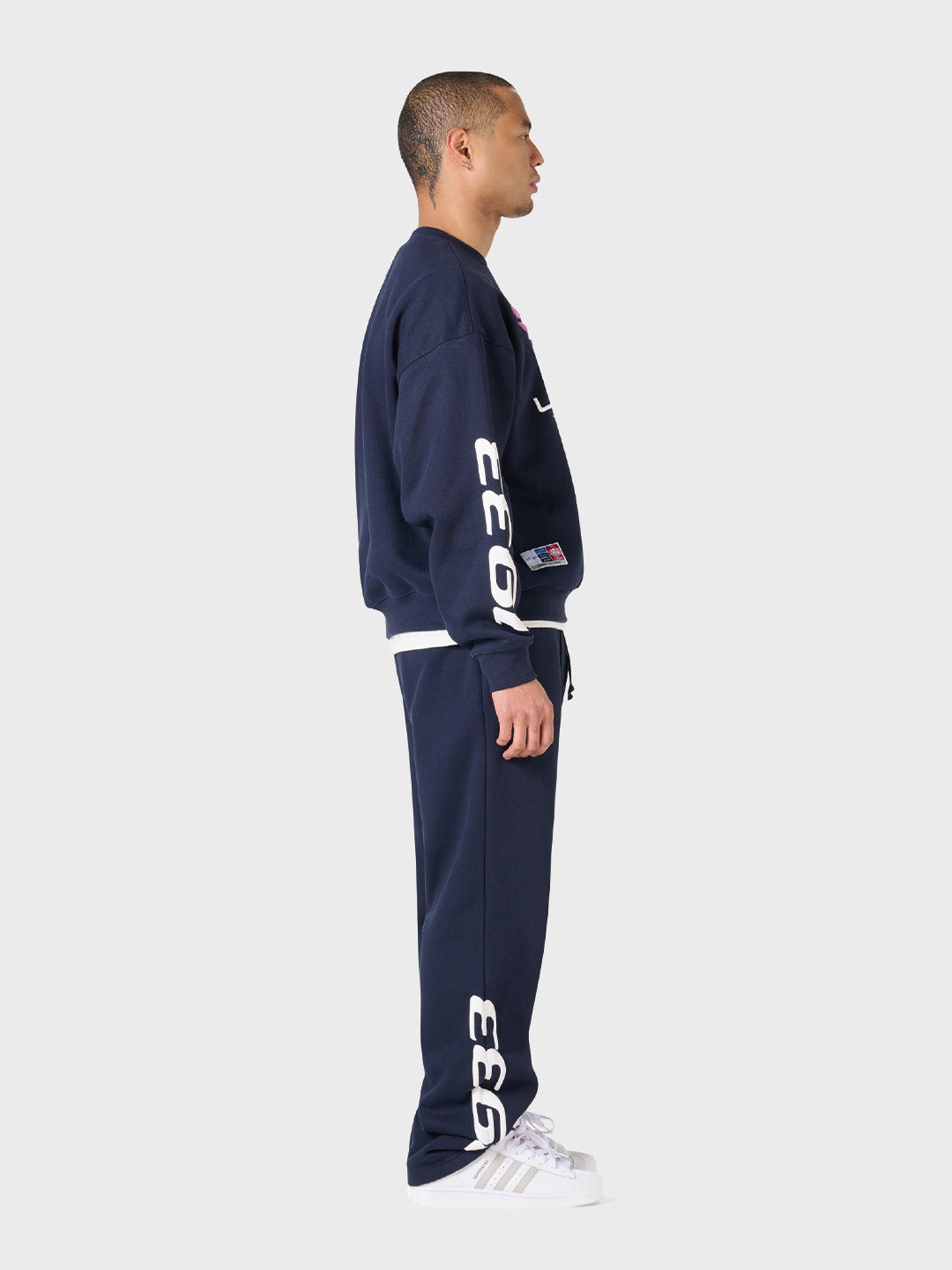 Lumi3re Tyres Tracksuit Navy - zijkant 2