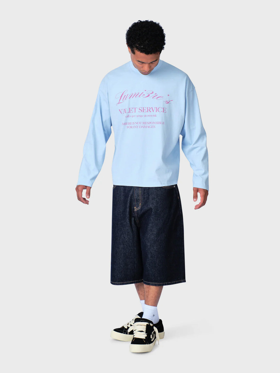 Lumi3re Valet Service Longsleeve Baby Blue - outfit