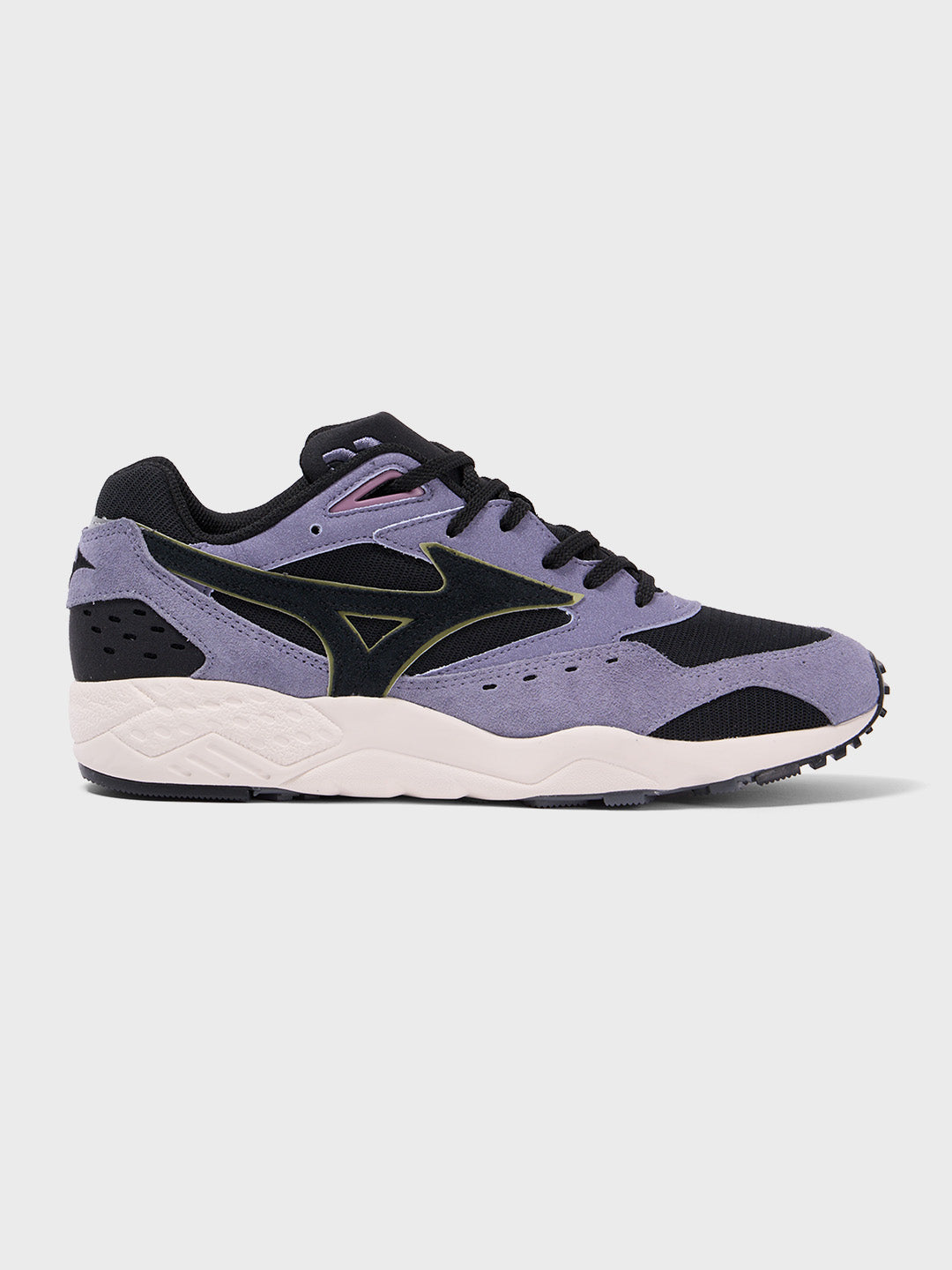 Mizuno Contender Sneakers Black Blue Granite zijaanzicht
