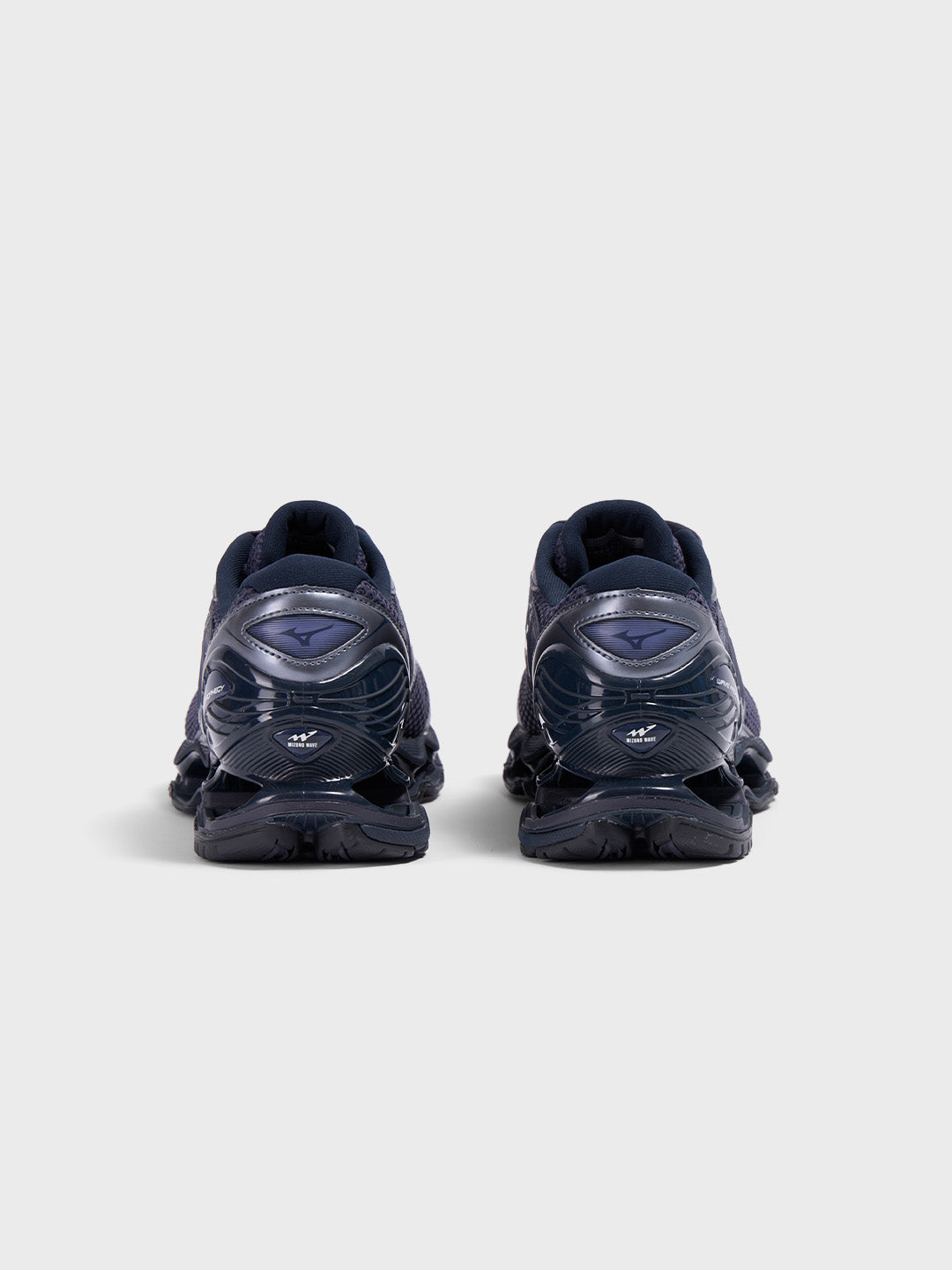 Mizuno Wave Prophecy LS Odyssey Grey — achteraanzicht