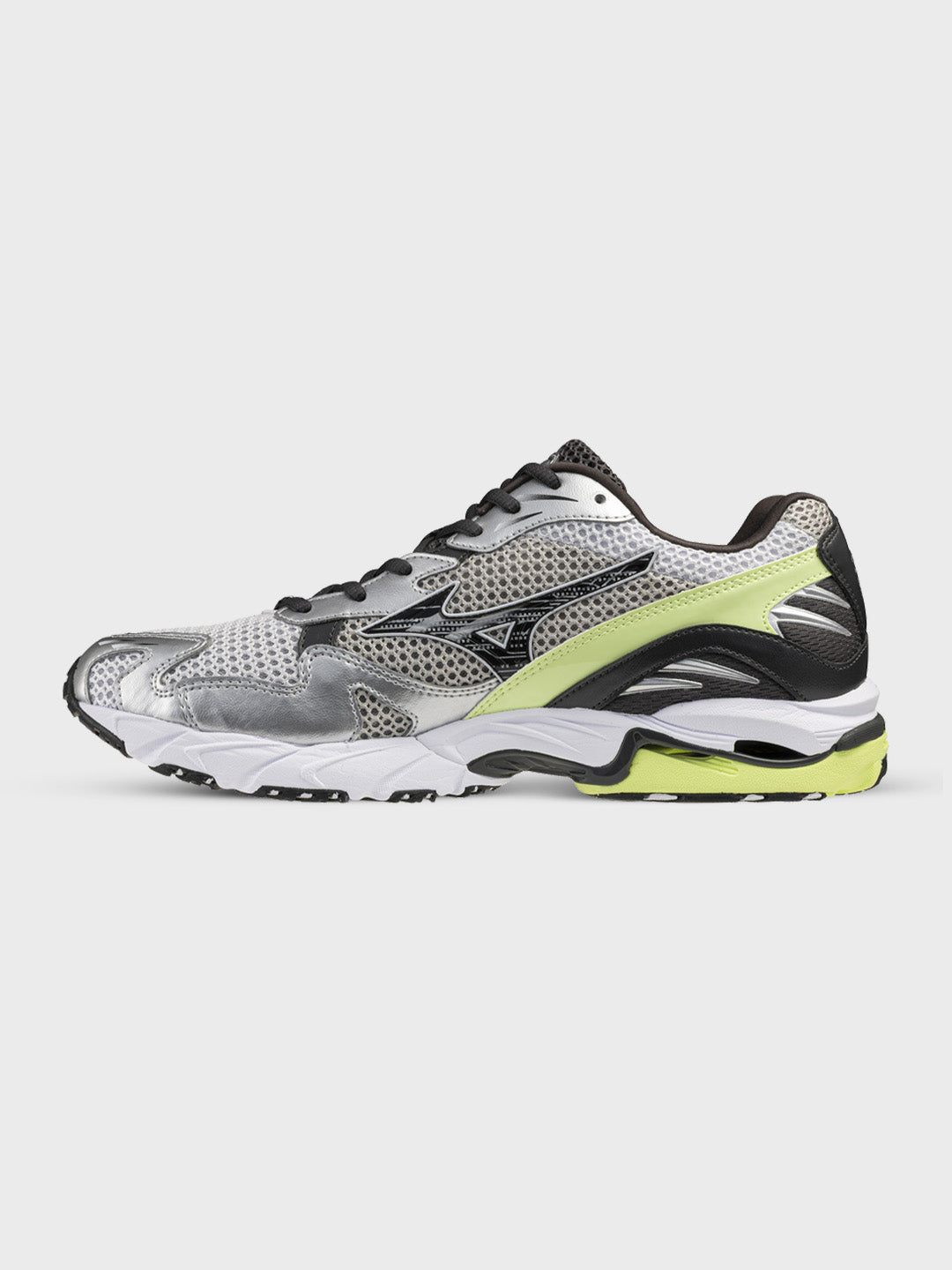 Mizuno Wave Rider 10 Sneakers Cloudscape/Grossular Green – D1GA261D04 – binnenzijde