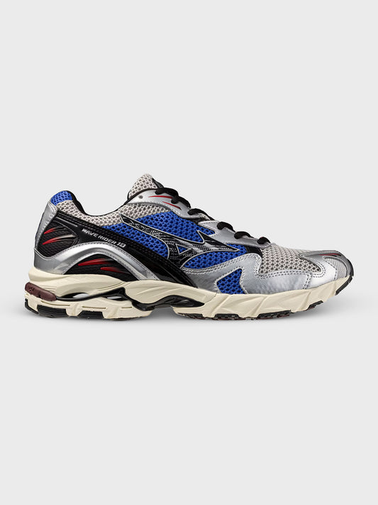 Mizuno Wave Rider 10 Sneakers Harbor Mist/Dazzling Blue - zijkant