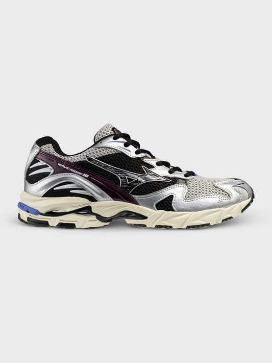 Mizuno Wave Rider 10 Sneakers Harbor Mist Fig - zijkant
