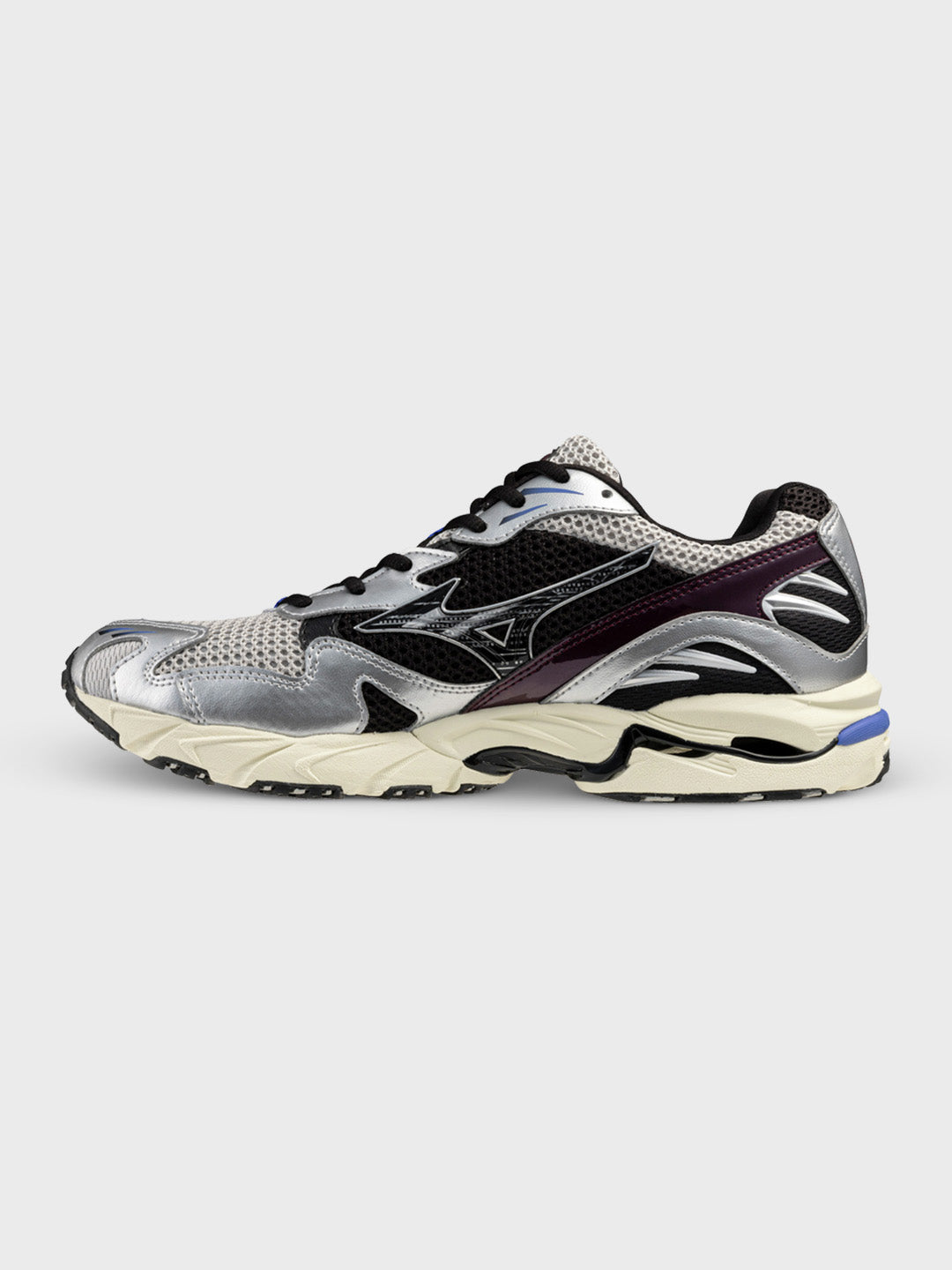 Mizuno Wave Rider 10 Sneakers Harbor Mist Fig - binnenzijde