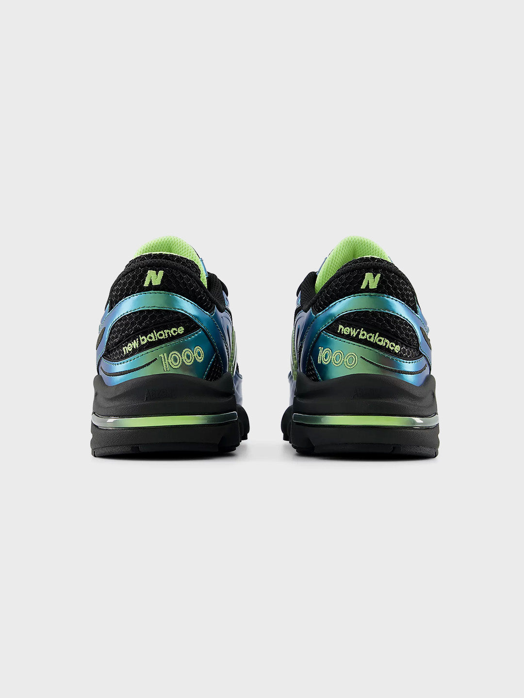 New Balance 1000 Sneakers Faded Black/Afterglow - achterkant