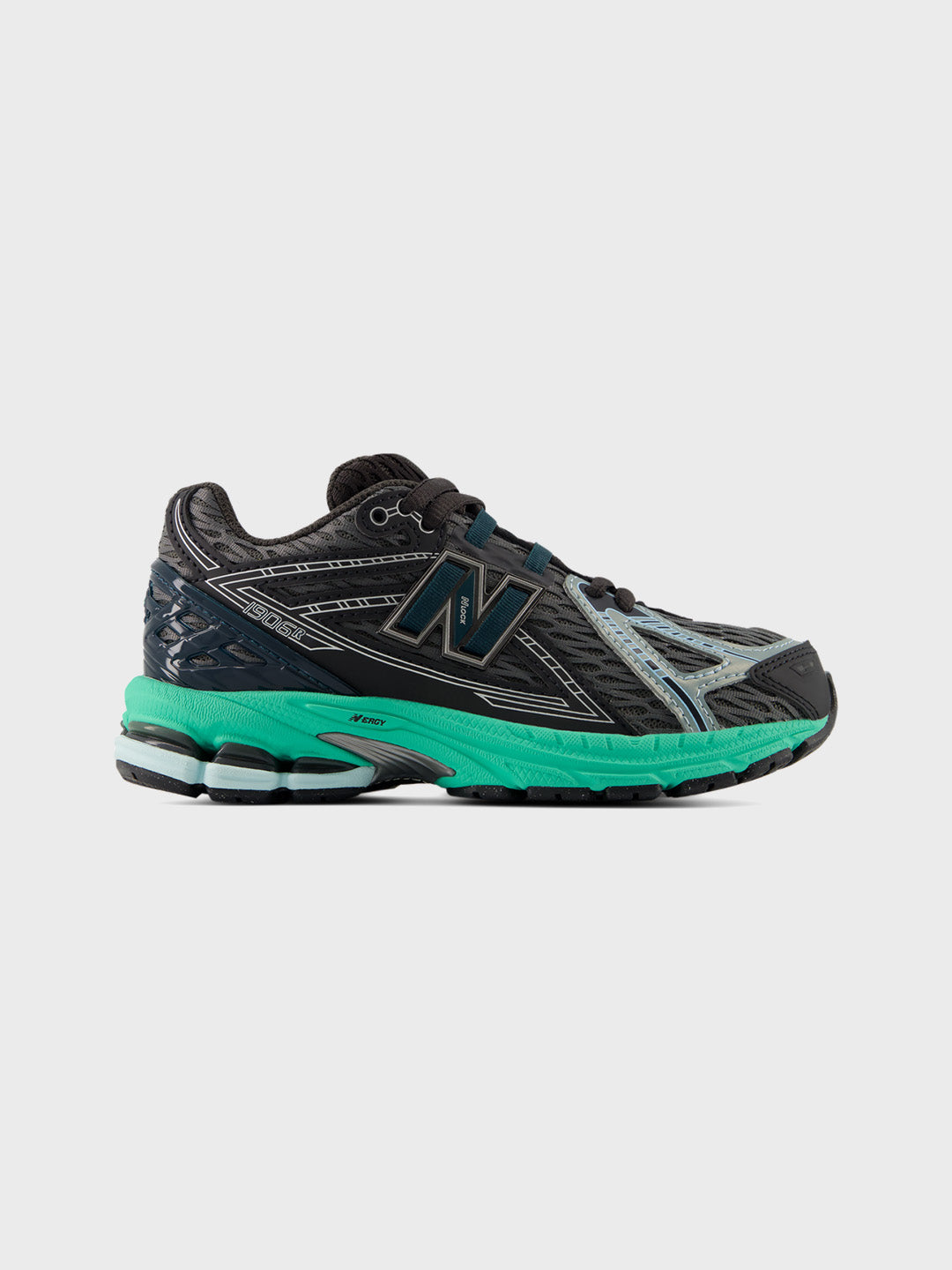 New Balance 1906 (PS) Kinderschoenen Black Metallic/Deep End - zijkant
