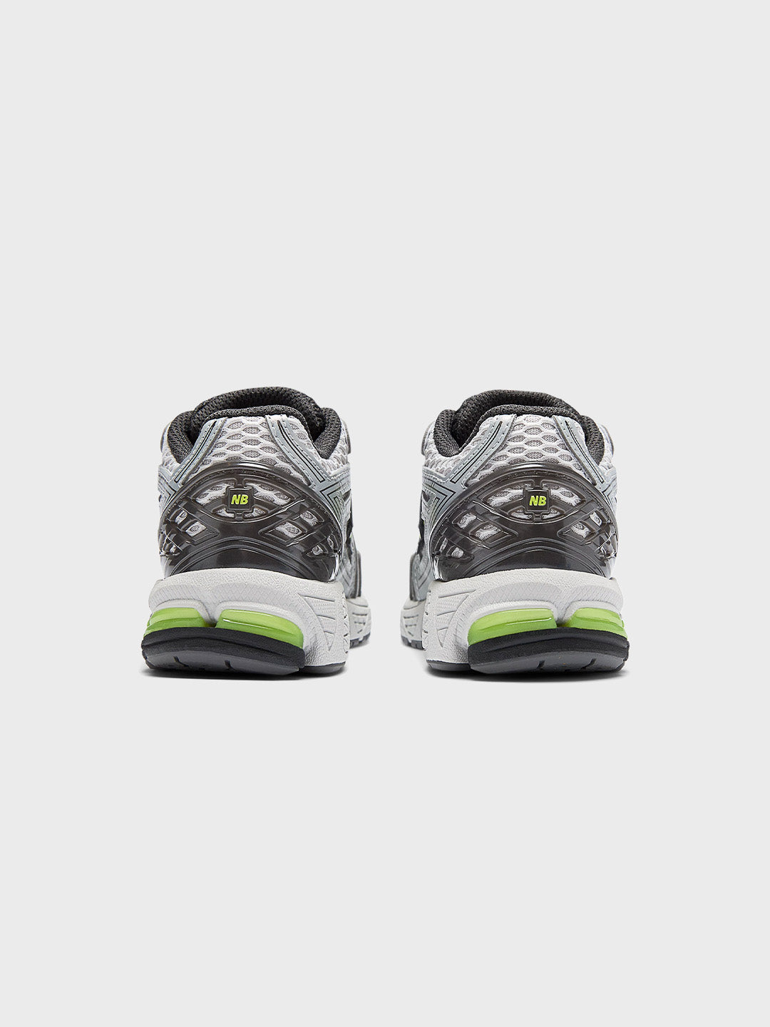 New Balance 1906 PS Light Silver Alkaline Green kinderschoenen - achterkant