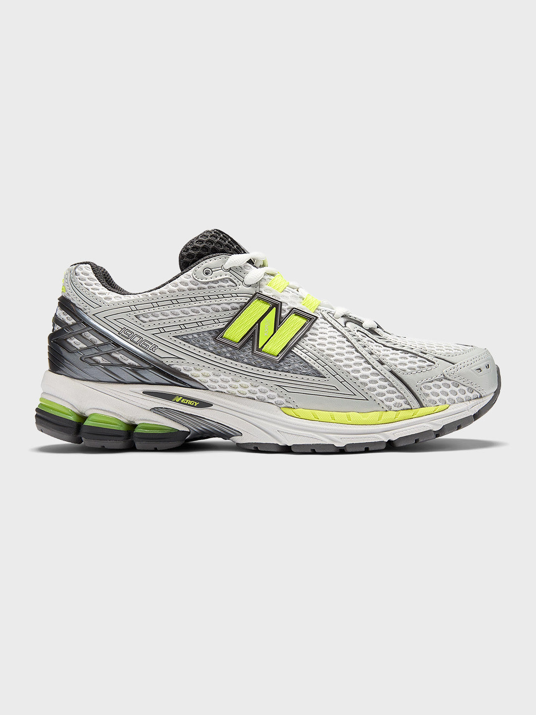New Balance 1906 Sneakers Silver Metallic/Alkaline Green - zijkant