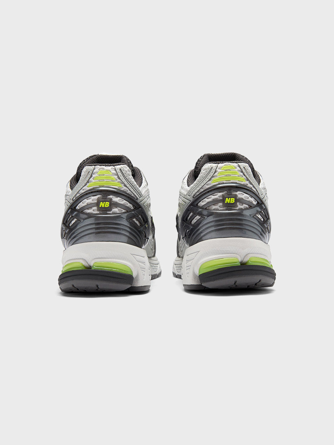 New Balance 1906 Sneakers Silver Metallic/Alkaline Green - achterkant