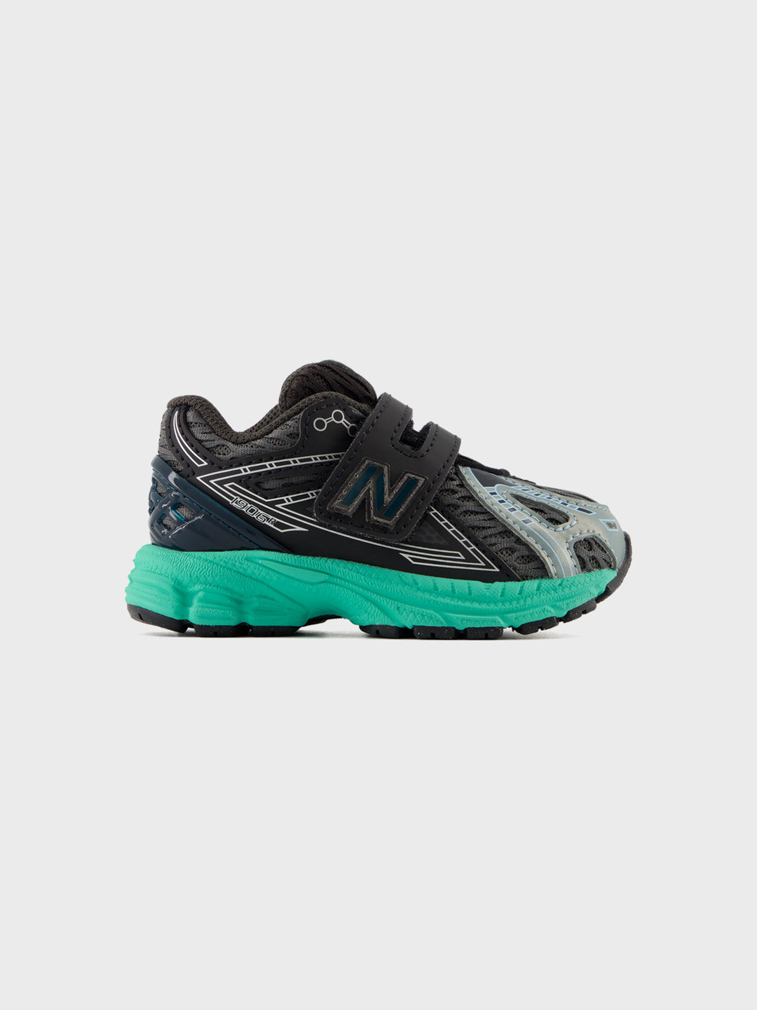 New Balance 1906 (TD) Kinderschoenen Black Metallic/Deep End - zijkant