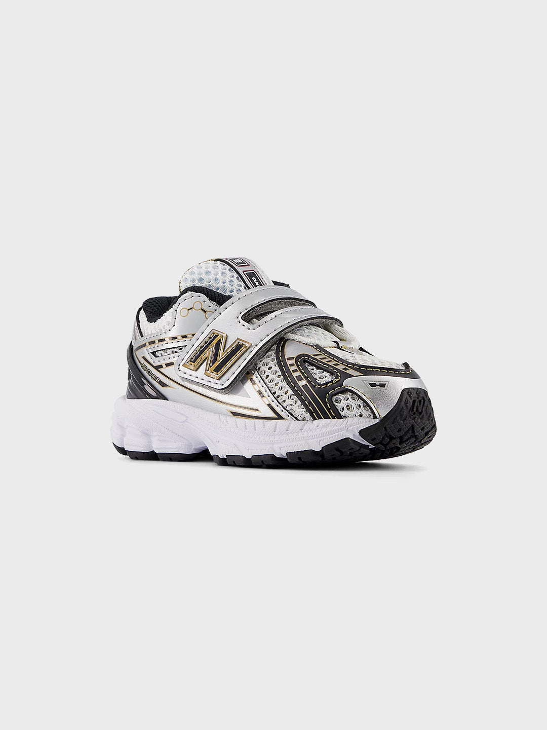 New Balance 1906 (TD) Kinderschoenen Silver Gold Metallic – schuin voor