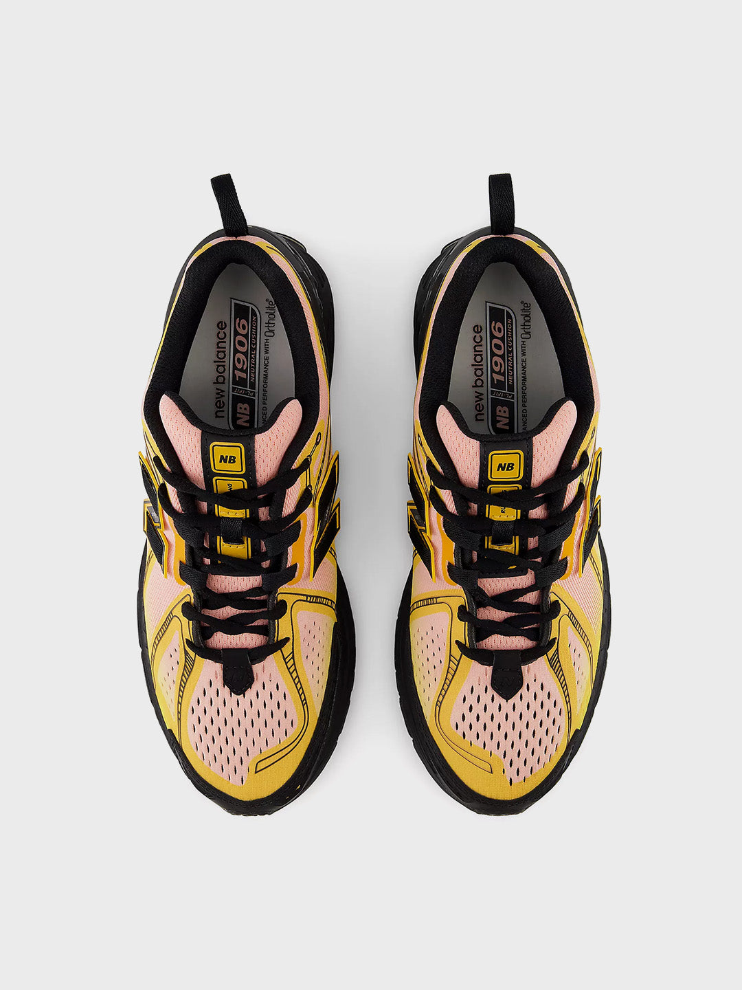 New Balance 1906E Sneakers Amber Haze - bovenkant
