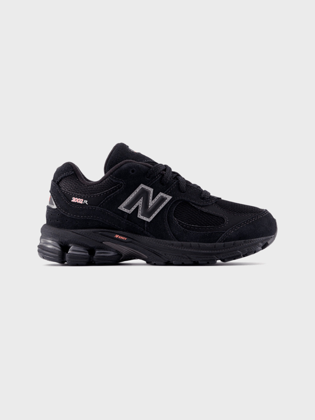 New Balance 2002R (PS) kinderschoenen zwart/red – zijkant