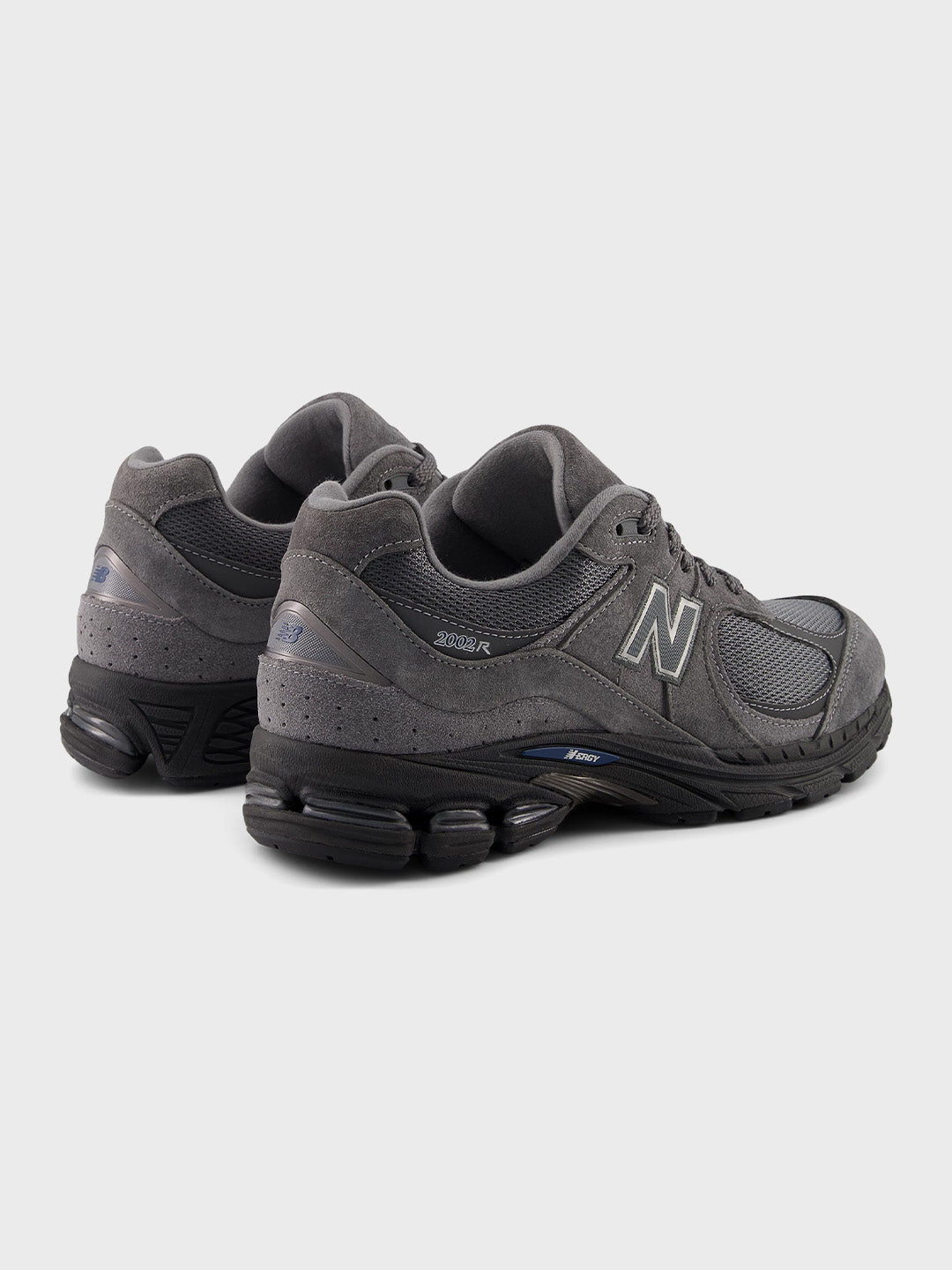 New Balance 2002R Sneakers Castlerock/Shoreline Blue – Schuin achteraanzicht