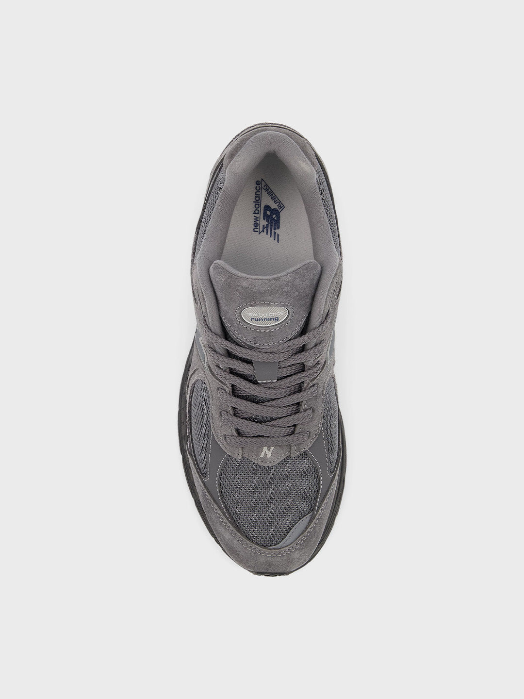 New Balance 2002R Sneakers Castlerock/Shoreline Blue – Bovenaanzicht