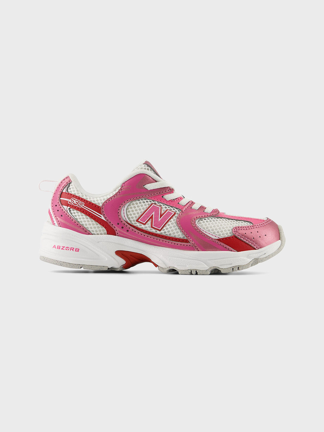 New Balance 530 Pink Satin kinderschoenen - zijkant