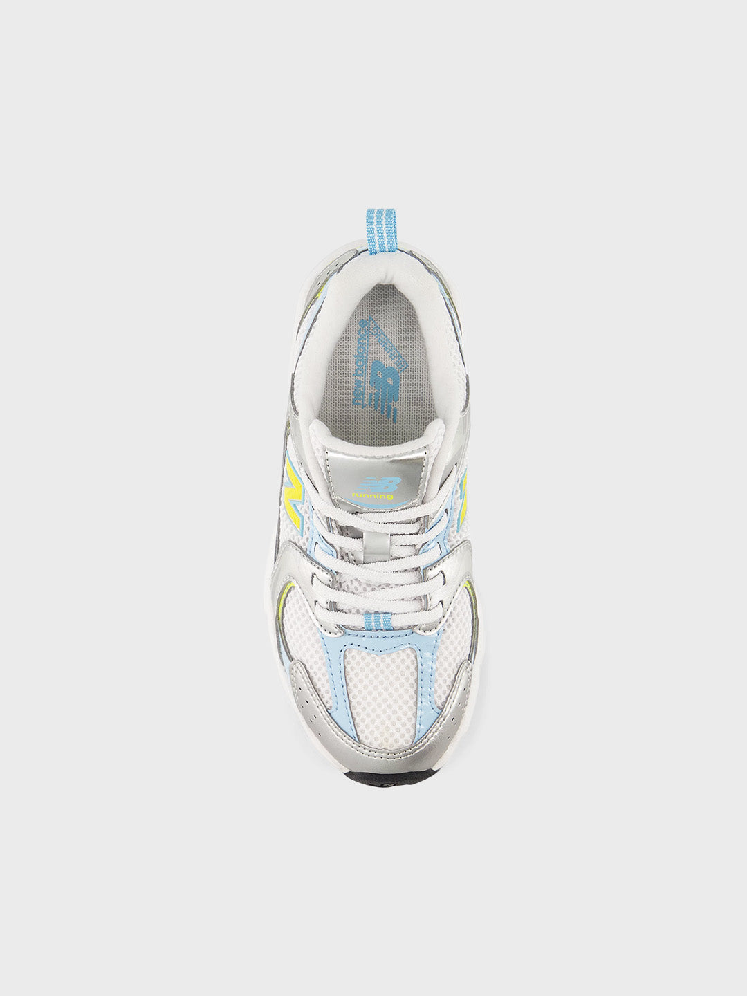New Balance 530 (PS) Kinderschoenen Silver/Cloud Blue - bovenkant