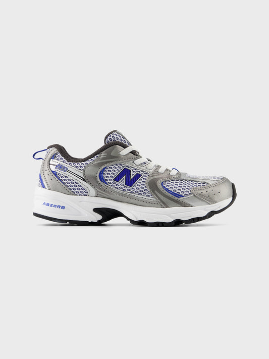 new balance 530 kinderschoenen - silver/blue - Reloadstore