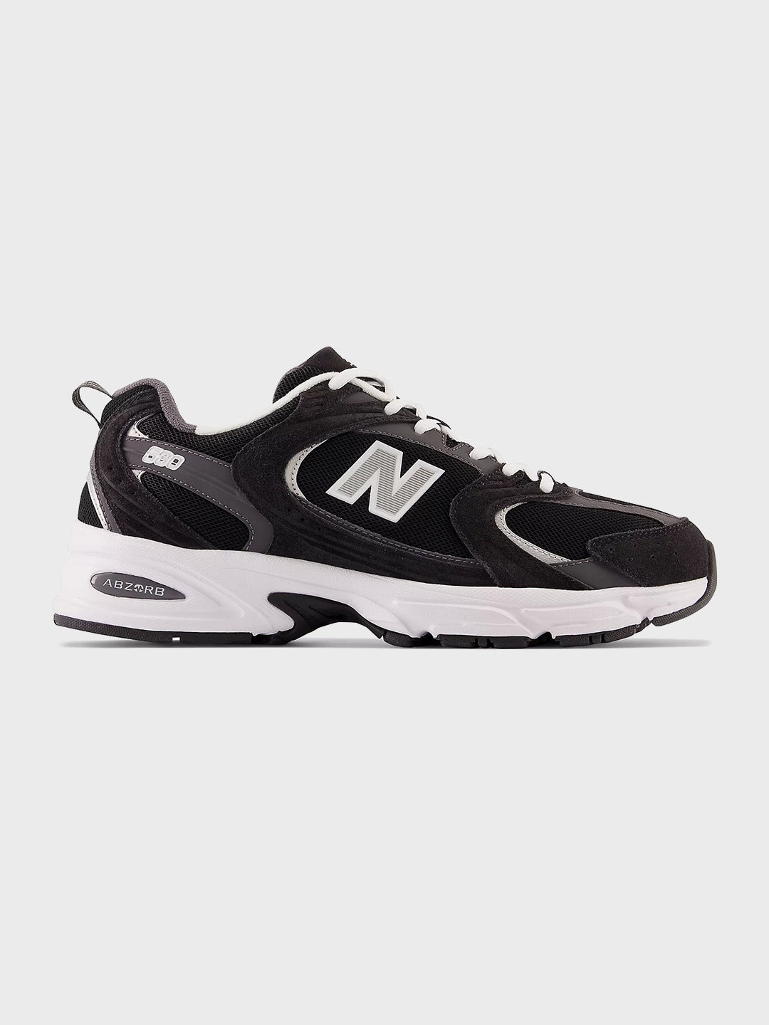 New Balance 530 Sneakers Black/Grey – zijaanzicht