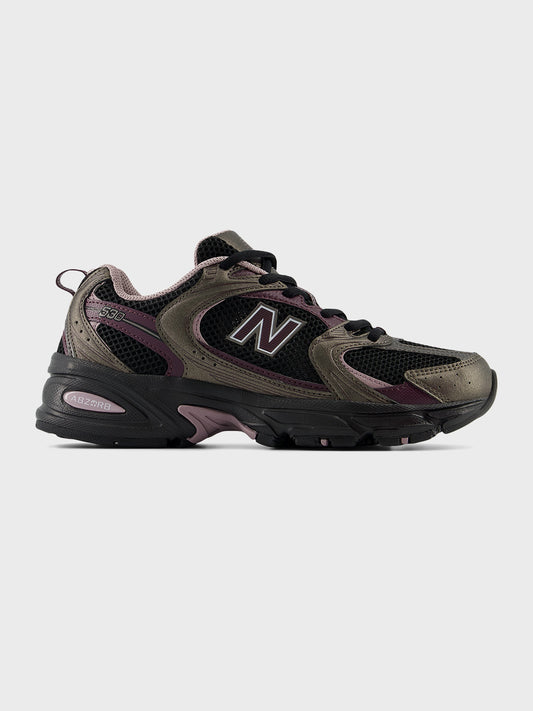 new balance 530 shoes black brown