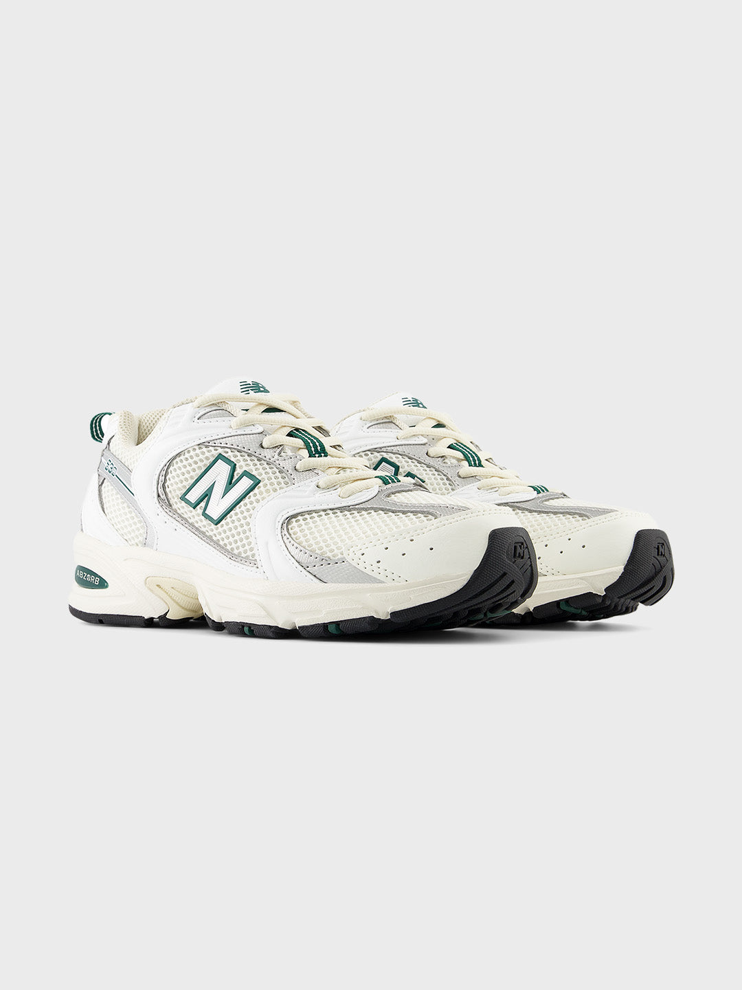 new balance 530 sneakers wit groen