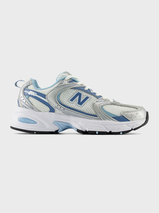 new balance 530 shoes silver blue