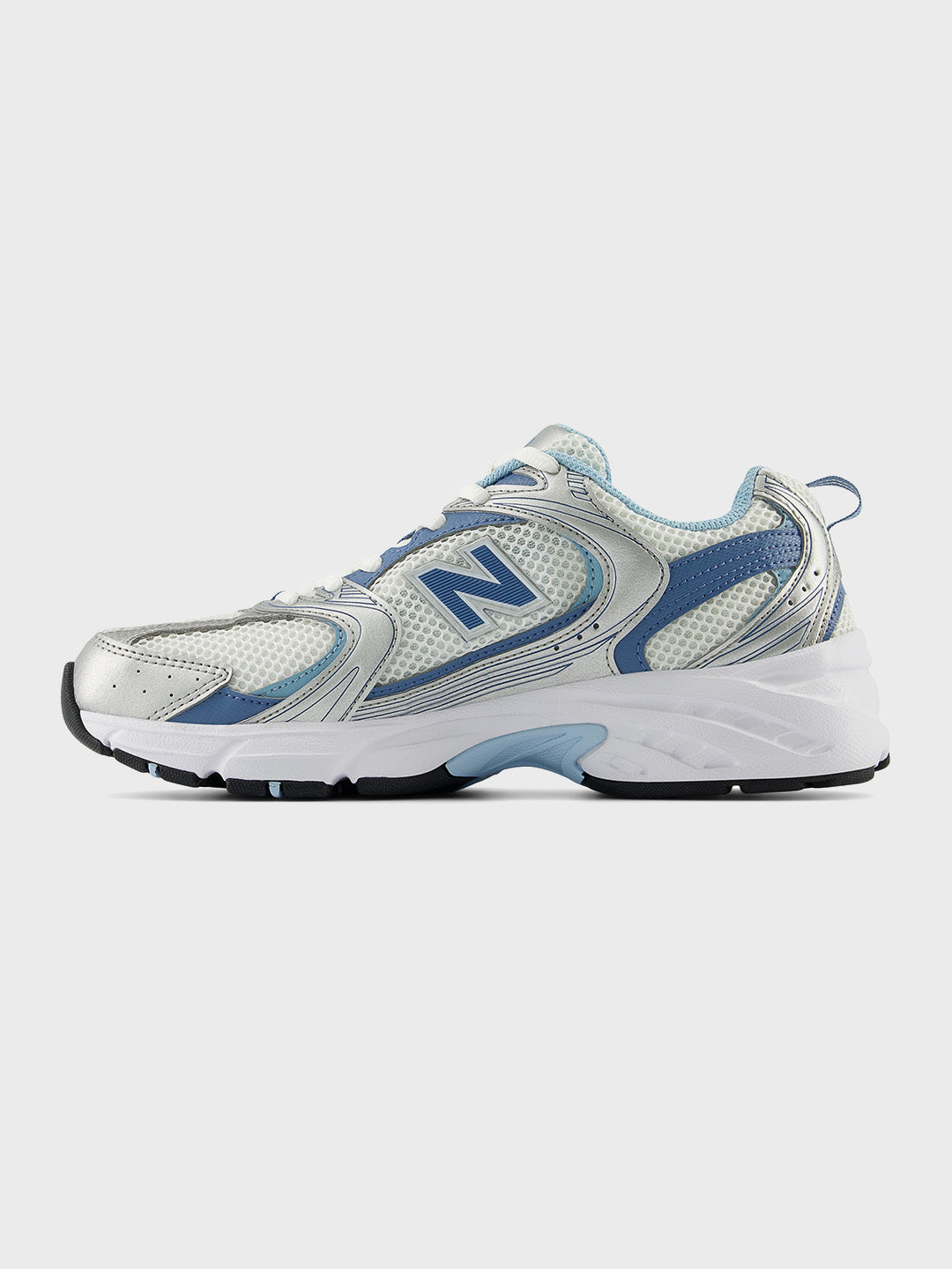 new balance 530 shoes silver blue