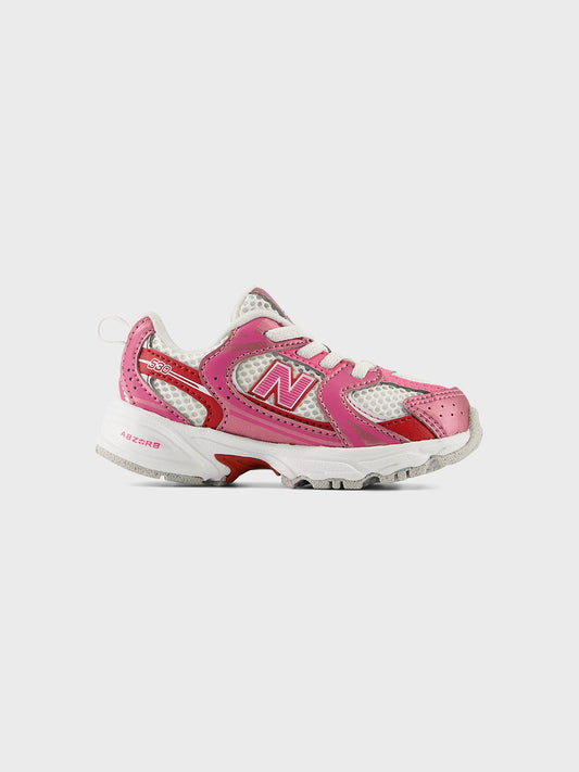 New Balance 530 TD Pink Satin kinderschoenen - zijkant