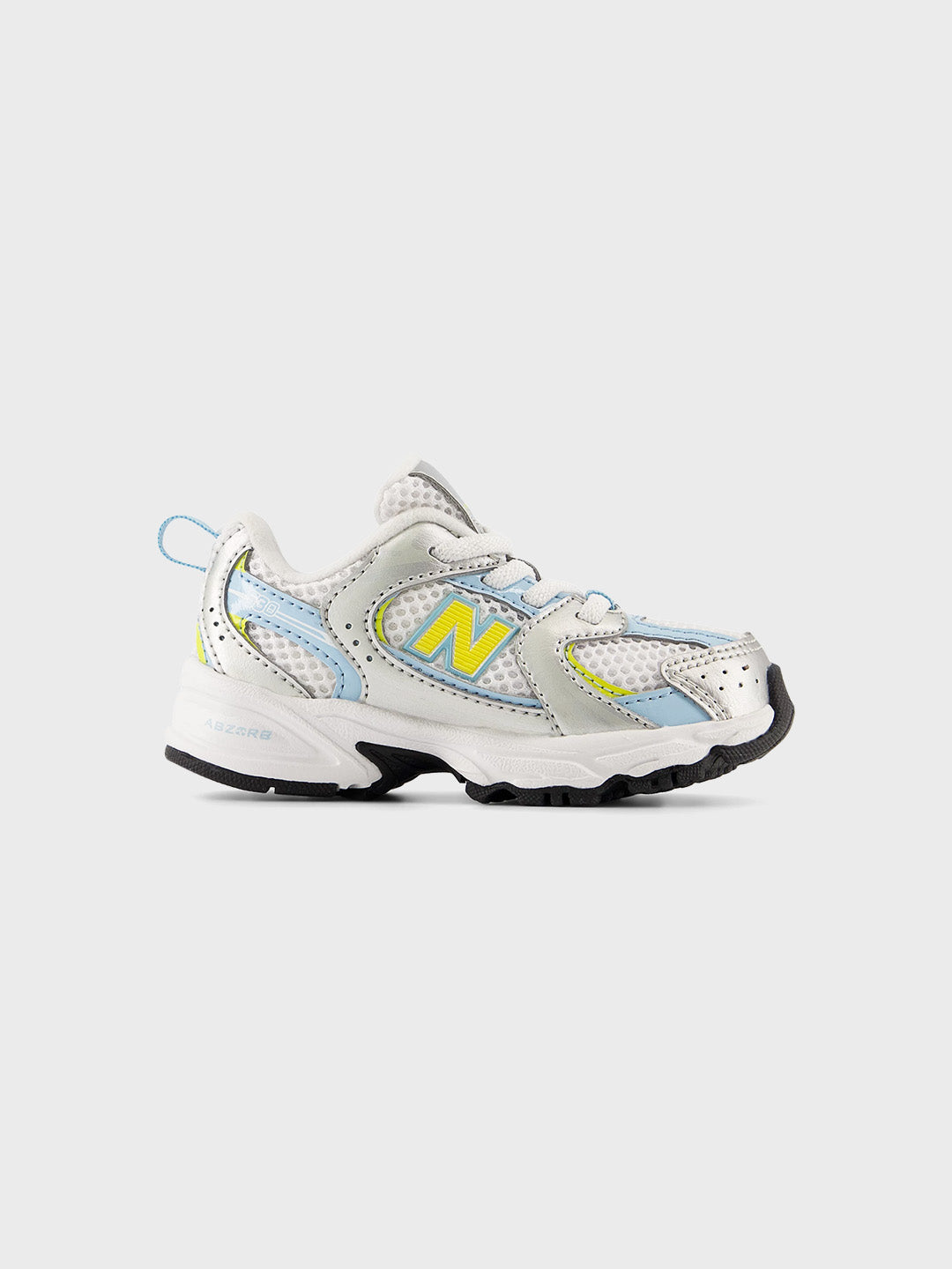 New Balance 530 (TD) Kinderschoenen Silver/Cloud Blue - zijkant