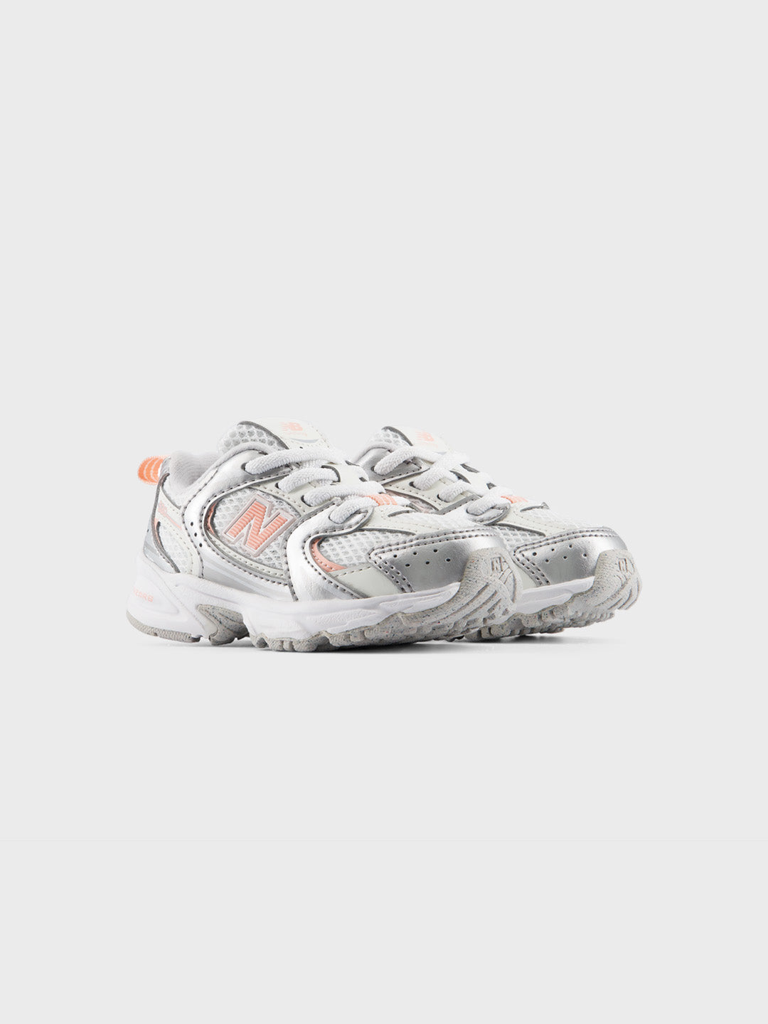 New Balance 530 (TD) Kinderschoenen Silver/Pink Lemonade – I5307ZZ – voorkant