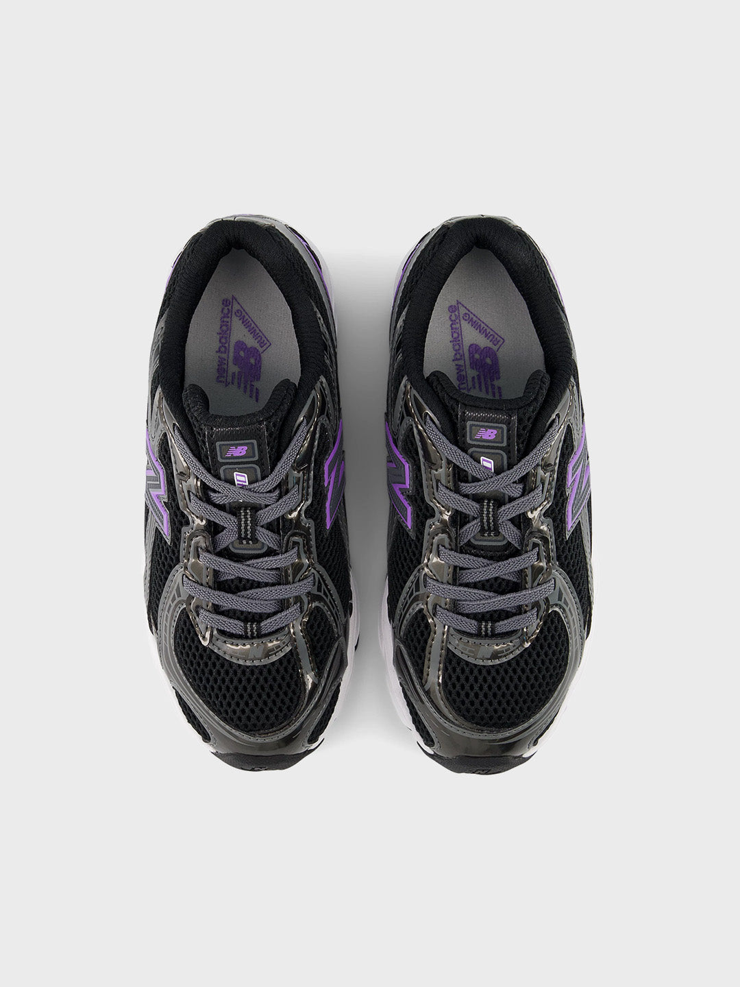 New Balance 740 Kinderschoenen Black Violet Crush - bovenzijde