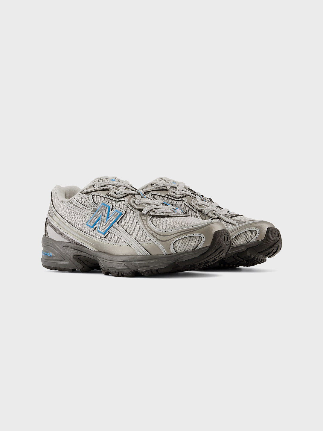 New Balance 740 (PS) Kinderschoenen Dark Silver/Fan Blue - voorkant