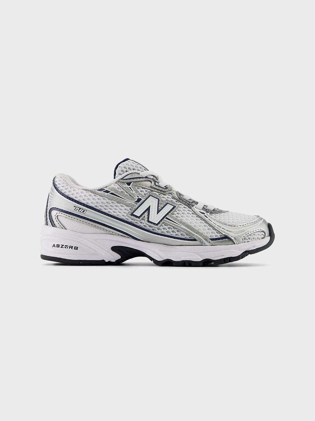 New Balance 740 PS Kinderschoenen White Navy – zijkant