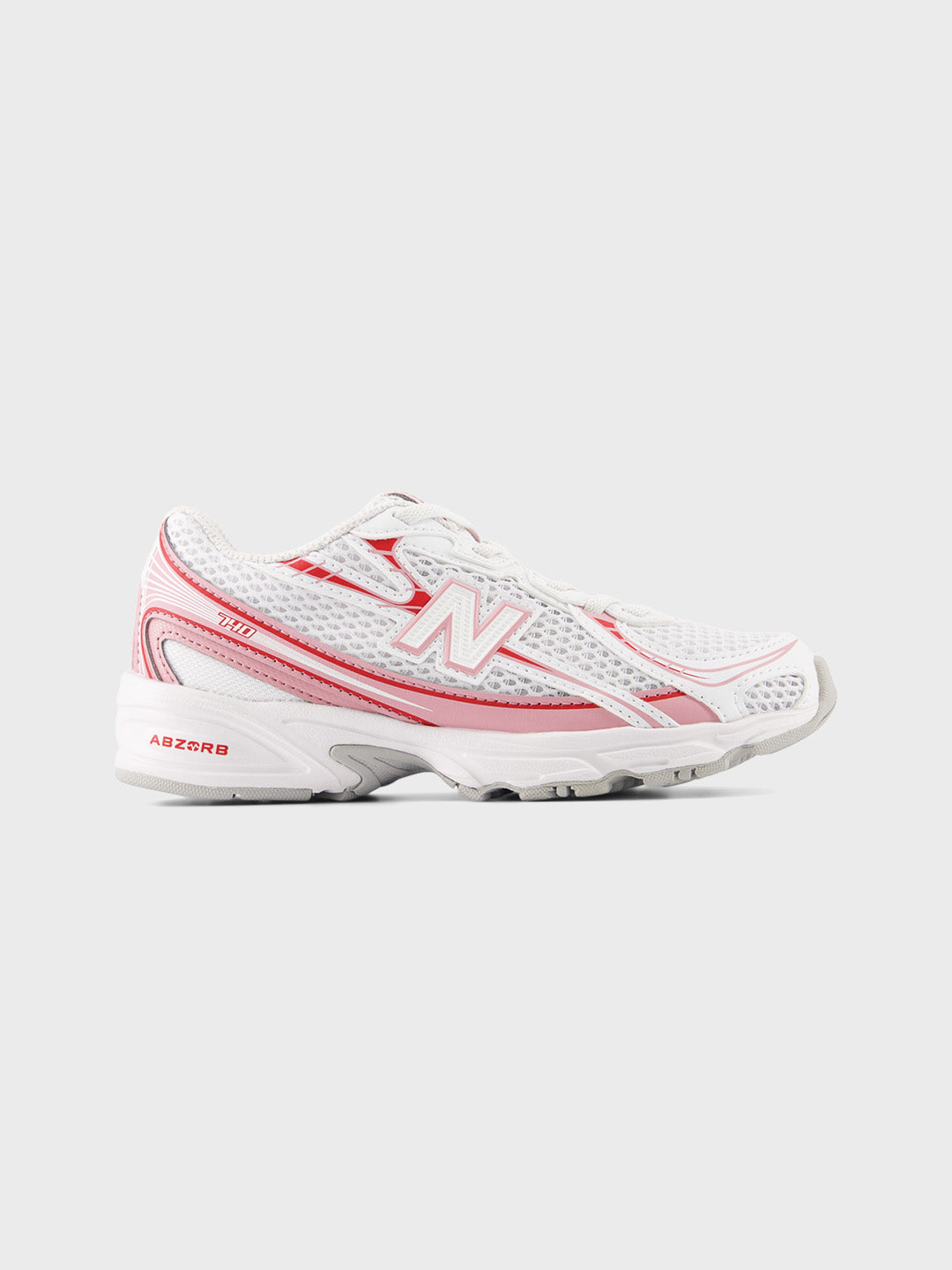 New Balance 740 (PS) Kinderschoenen White/Pink Taffy - zijkant