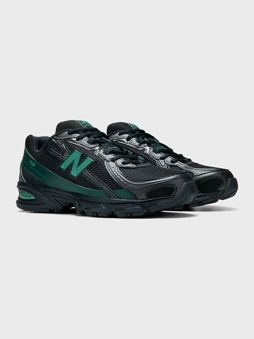 New Balance 740 Sneakers Black/Nordic Green – U7407T3 – voorkant
