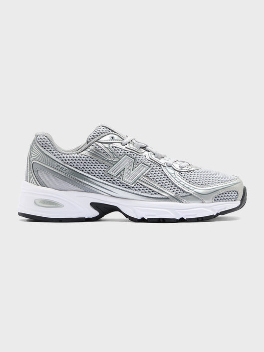 New Balance 740 in Castlerock/Silver Metallic, zijaanzicht