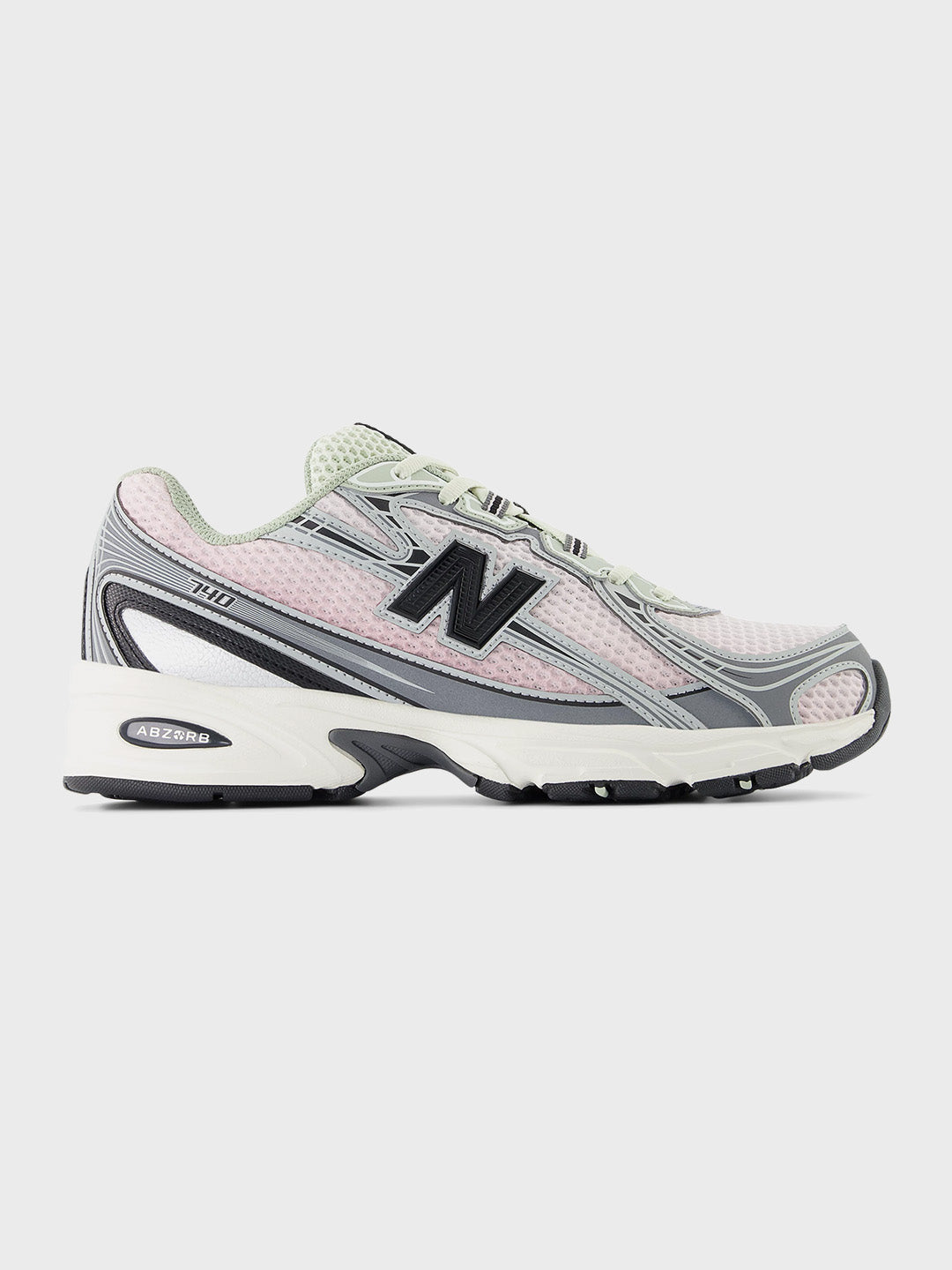 New Balance 740 Pink Granite sneaker – zijkant