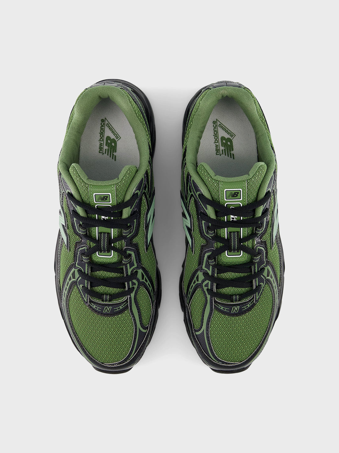 New Balance 740 Sneakers Utility Green Black - bovenkant