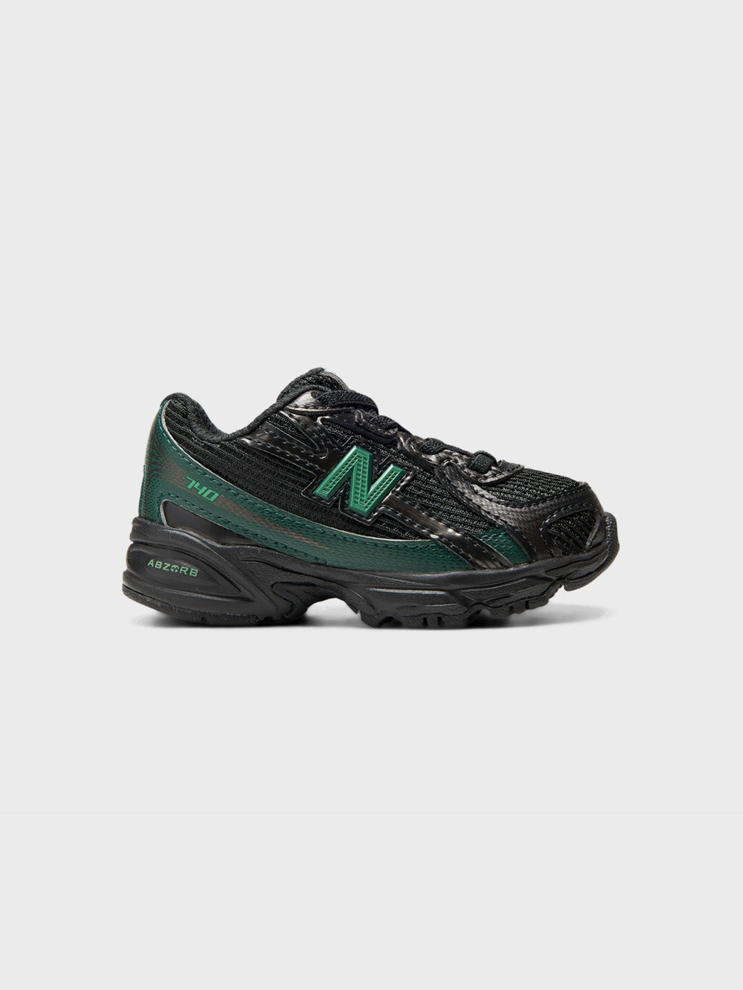 New Balance 740 Kinderschoenen Black/Nordic Green – I7407DG
