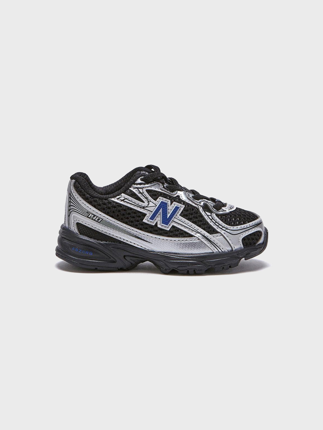 New Balance 740 (TD) Kinderschoenen Black/Team Royal – I7401NP – zijkant