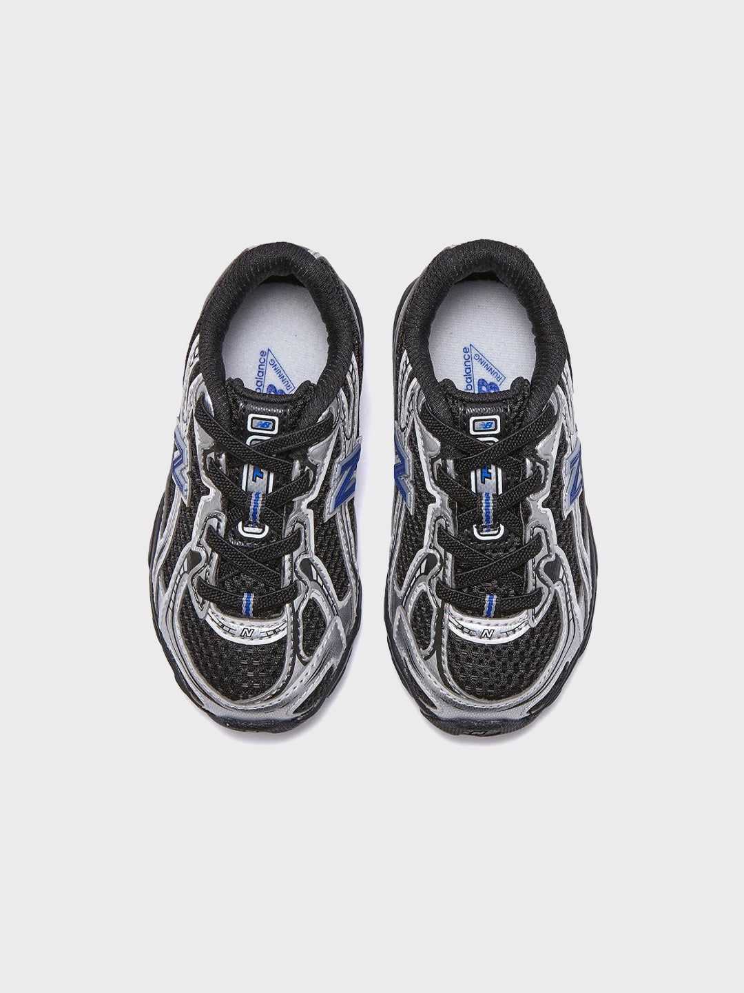New Balance 740 (TD) Kinderschoenen Black/Team Royal – I7401NP – bovenkant