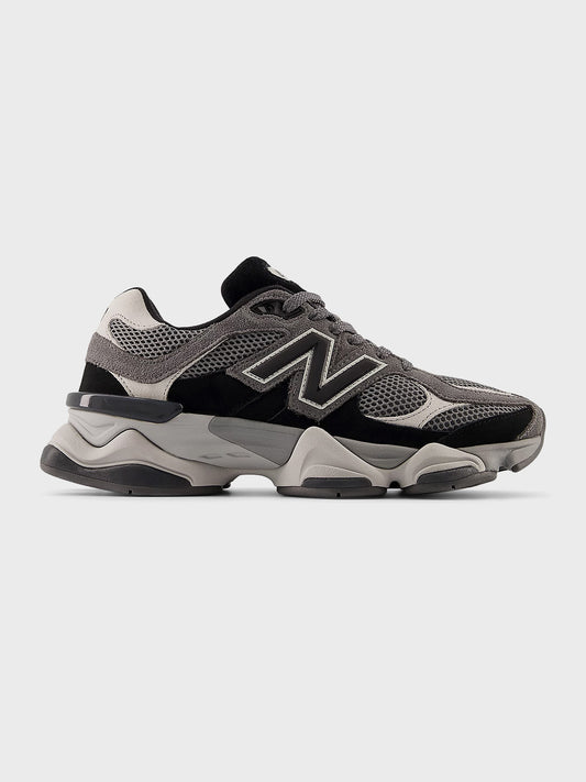New Balance 9060 Sneakers in Black/Grey - U9060RA - zijaanzicht