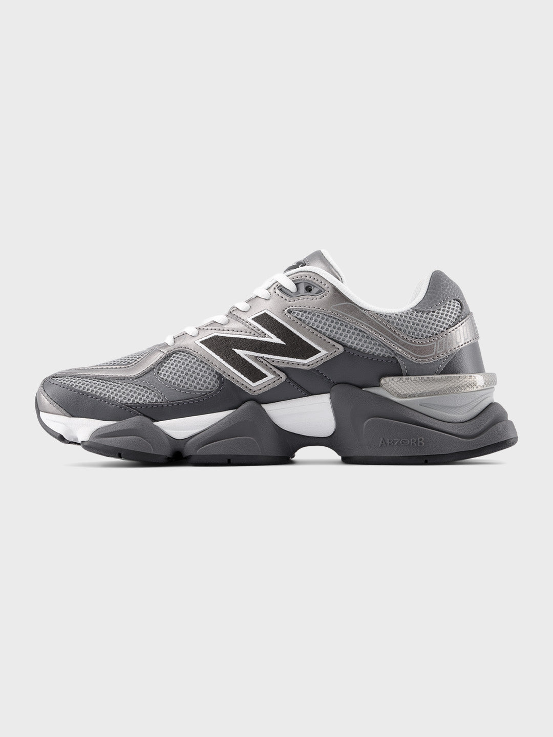New Balance 9060 Sneakers Magnet/Faded Black - binnenzijde