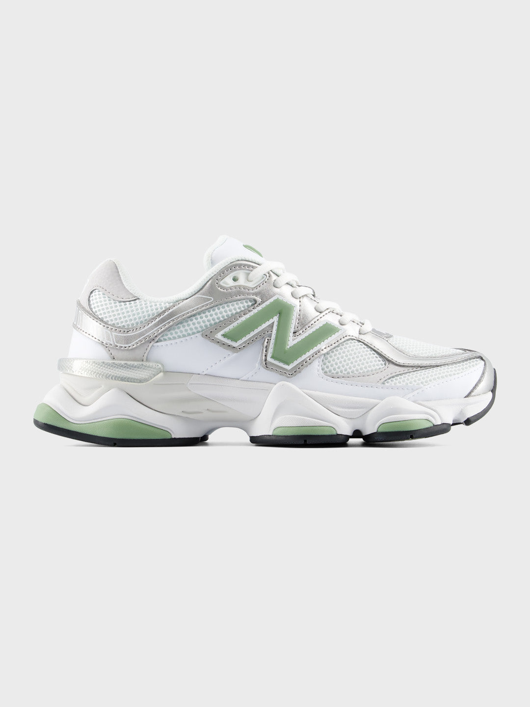 New Balance 9060 Sneakers White/Oregano - zijkant