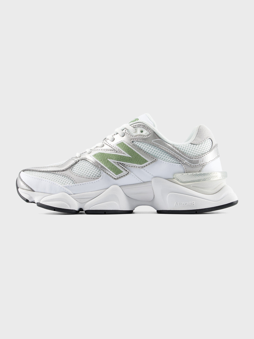 New Balance 9060 Sneakers White/Oregano - binnenzijde