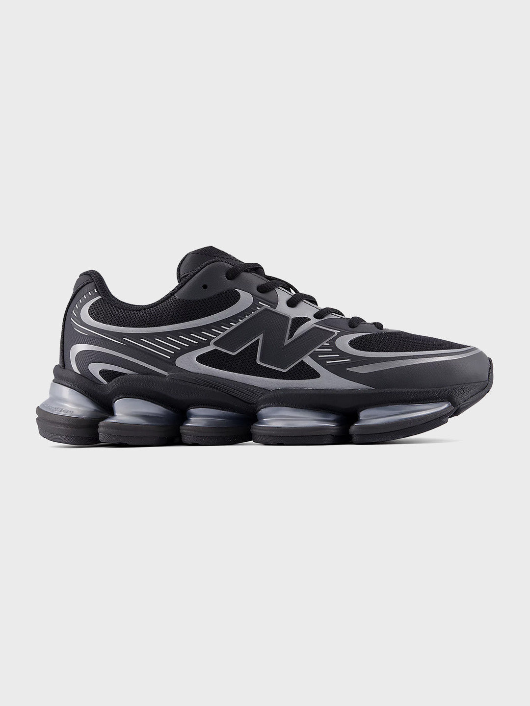 New Balance ABZORB 2000 Sneakers Black/Silver Metallic - U20008LL - zijkant